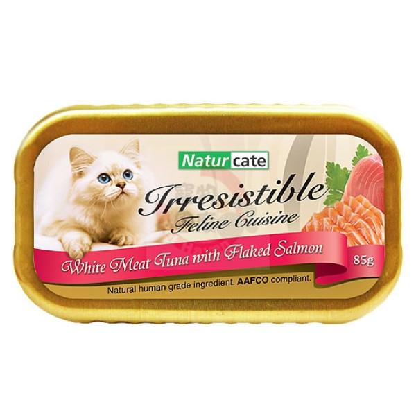 Naturcate White Meat Tuna with Flaked Salmon 白肉吞拿魚加三文魚 85g X 10 罐